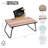 thumbnail of WellHome - Tabuleiro de cama portátil em MDF e melamina 53x30,5x5cm