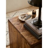 thumbnail of Schreibtisch BOHA Massiv-Holz Sheesham Computertisch 180 cm breit Echtholz Design Ablage Büro-Tisch