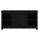 thumbnail of vidaXL TV-Schrank Schwarz 103x36,5x52 cm Massivholz Kiefer