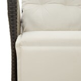 thumbnail of vidaXL 4-tlg. Garten-Essgruppe mit Kissen Schwarz Poly Rattan