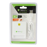 thumbnail of Techly Compact Smart Card Reader/Writer USB2.0 White I-CARD CAM-USB2TY Smart-Card-Lesegerät Drinnen USB Weiß