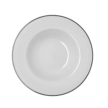 Bidasoa Glacial Filo Set 6 Platos Hondos Porcelana 23,5Cm