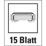 thumbnail of Soennecken Heftgerät 3155 bis 15Blatt Metall 24/6 grau