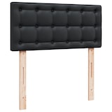 thumbnail of vidaXL Boxspringbett mit Matratze Schwarz 80x200 cm Kunstleder