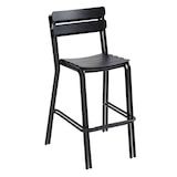 thumbnail of Chaise haute de terrasse noire