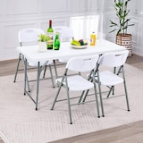 thumbnail of Pack 6 Sillas Plegables con Asa 47x58x87cm Blanco O91