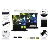thumbnail of ELITE SCREENS-EZ CINEMA PLUS - MOBILE KOFFERLEINWAND16:9 / MaxWhite 2 TAB-TENSION / 203 x 115-Projektionsleinwand-geeignet für: normalen Beamer