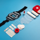 thumbnail of Relaxdays Kühlpads Knie, 4er Set, Kalt Warm Kompressen, wiederverwendbar, Gel Kühlbandage mit Klettverschluss, schwarz