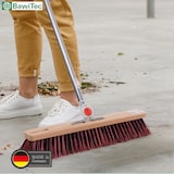 thumbnail of Profi Besen Arenga-Besen 40cm Breit mit 4-Loch Wechselsystem und Aluminiumstiel Stiel 145cm Lang Kunststoff Borsten Mix Straßenbesen für draussen