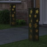 thumbnail of vidaXL Solar LED Weg Licht 2 pcs Olive Grün Kalt gewalzter Stahl
