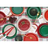 thumbnail of 6 Pappteller 18cm Partyteller Einwegteller plastikfrei Partygeschirr Geburtstag Kindergeburtstag Partydeko Tischdeko Rot