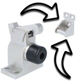thumbnail of Edelstahl Türhalter-Gegenstück Türanschlagshalter Rollenkolben für Außenbereich