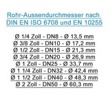 thumbnail of Messing Schlauchverschraubung 3/4 Zoll 26,5x10mm 2-teilig