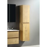 thumbnail of Alpenberger Badezimmermöbel Set mit Doppel Waschbecken mit Unterschrank, Spiegel und Hochschrank | Waschtisch Waschbeckenunterschrank Badschrank