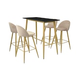 thumbnail of MF - Mesa Alta GOBBI em Metal Preto 120 x 60 cm, Forte e Elegante para Hotelaria e Restauração