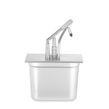 thumbnail of Hendi Dosiespender mit Deckel für GN1/4 Behälter aus Edelstahl