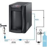 thumbnail of Sprudelwassergerät Tafelwassergerät Piccola HOT 15 Fizz schwarz SET Unterschrank