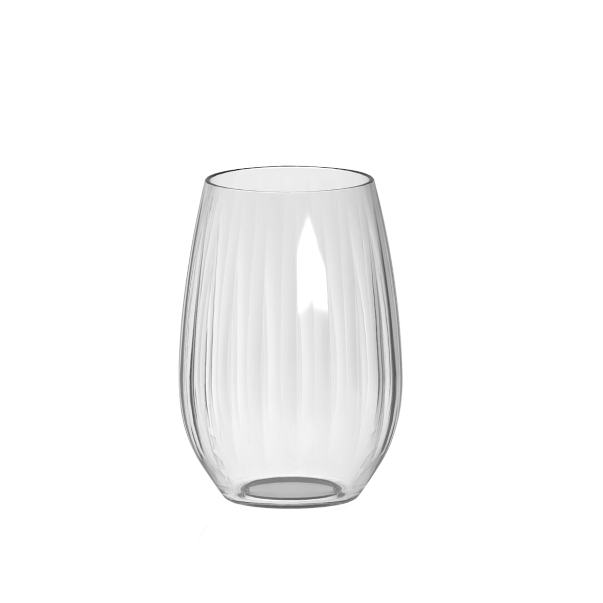 Goldplast Bicchiere Tumbler Venezia Trasparente 500cc in TRITAN - Set di 6 pezzi. Infrangibile, Lavabile in lavastoviglie, Riutilizzabile.