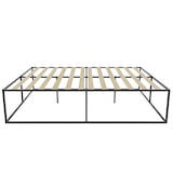 thumbnail of tectake Estructura de cama de metal KYOTO con somier, 250 kg - 140 x 200 x 46,5 cm negro