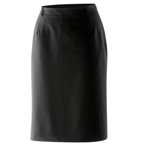 850 - Damenrock Länge 60 cm : schwarz (Business) 100% Polyester 270 g/m² 46