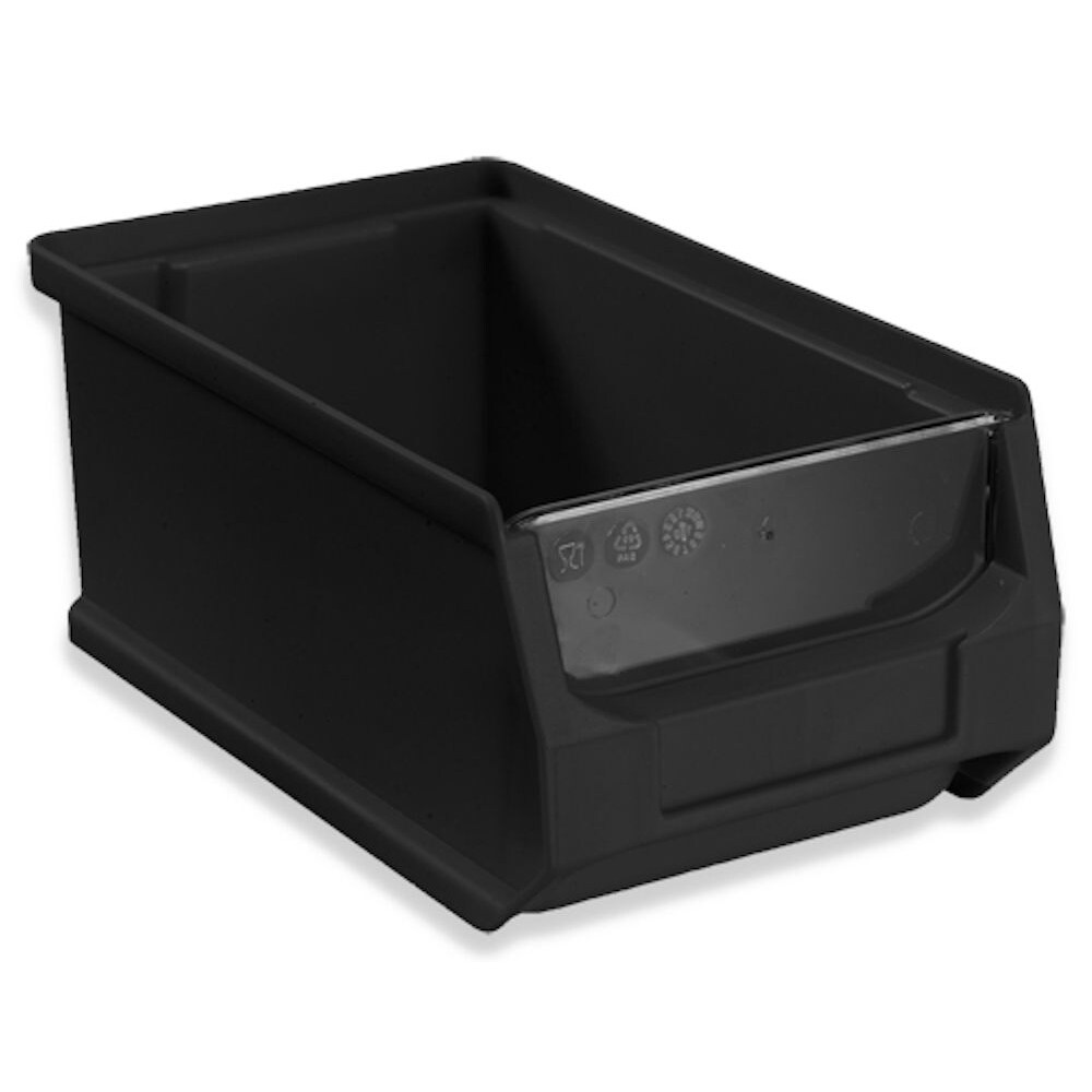 PROREGAL 50x Leitfähige Frontblende für leitfähige Sichtlagerbox 2.0 | HxBxT 0,2x9,7x3,5cm | ESD