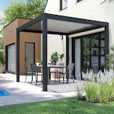thumbnail of Pergola bioclimatique autoportée 3x3m et 3 Stores 2,66 X 2,34m