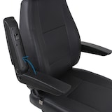 thumbnail of Arbeitsstuhl / Chefsessel 24 HOURS Leder schwarz hjh OFFICE