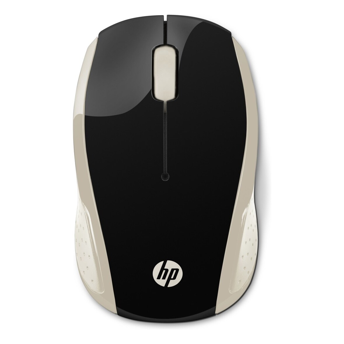 Hp 200 silk gold souris ambidextre rf sans fil 1000 dpi 2hu83aaabb
