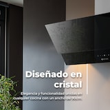 thumbnail of Campana Extractora Decorativa EVVO CE47 Cristal Black
