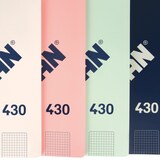 thumbnail of MILAN 430 - Libreta A4 Encolada. Papel Pautado 48 Hojas 95gr Azul