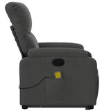 thumbnail of vidaXL Massagesessel mit Aufstehhilfe Dunkelgrau Mikrofasergewebe