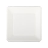 thumbnail of 50x Teller aus Bagasse, naturweiß, quadratisch 16.5cm, 50Stk.
