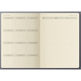 thumbnail of Conceptum, Wochenplaner (EN), undatiert, ca. DIN A5, schwarz, 2 Seiten = 1 Woche, 192 Seiten