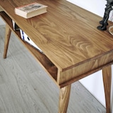 thumbnail of Ócrea Massivholz-Schreibtisch mit 4 sehr stabilen Beinen XXL- 100 x 50 Cm