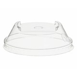 thumbnail of 50x BIO Domdeckel 300/400/500ml stapelbar - C-Loch O 96mm Biokunststoff(PLA)