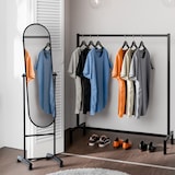 thumbnail of Specchio a figura intera Nane ovale nero