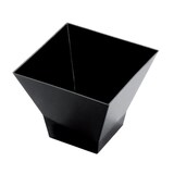 thumbnail of MONOUSO - Mehrweg Fingerfood-Becher aus PS "Pagode" Schwarz 90ml (25 Stück)