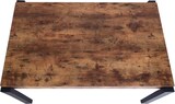 thumbnail of Décoshop26 - Esstisch im Industriedesign 140 x 80 cm MDF dunkle Eiche und Metall 04_0008561