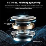 thumbnail of Ecouteurs Bluetooth Sport Étanche LED Affichage Son Stéréo 9D Blue YONIS