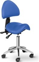 Sgabello Girevole Con Schienale Sgabello Girevole PHYSA GELA Con Schienale - Altezza Regolabile 47-61 Cm - 150 Kg Capacità - Bianco/Oro Sedia Rotelle Professionale - 7