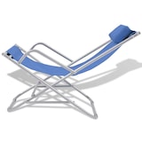 thumbnail of Helloshop26 - Liegende Terrassenstühle 2 Stk. Stahlblau 02_0011902