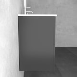 thumbnail of Vitra Modernes Badezimmer Set Waschbecken mit Unterschrank und LED-Spiegel | Waschbeckenunterschrank vormont. | Keramik Waschtisch SoftClose-Funktion