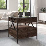 thumbnail of vidaXL Couchtisch mit Infinity-LED Braun Eichen-Optik 50x50x51 cm