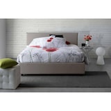 thumbnail of Dmora Letto matrimoniale Azue, Letto contenitore con rivestimento in tessuto, 100% Made in Italy, adatto per materasso Cm 140x190, Tortora