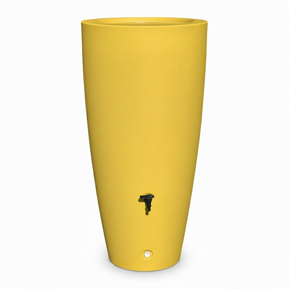 Récupérateur d'eau de pluie 200l + kit complet - plast'up rotomoulage - JAUNEMANGUE