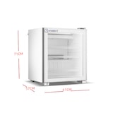 thumbnail of Congelador pequeño puerta cristal