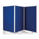 thumbnail of Magnetoplan Raumteiler Sichtschutz Präsentationswand 3teilig mobil - faltbar - 361x180x37cm (BxHxT) - Filz (beidseitig)