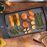 thumbnail of Plancha de asar electrónica JATA JEGR2851 con 4 temperaturas. Resistencia en M. Distribución del calor por toda la superficie. Superficie: 46 x 28 cm