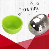 thumbnail of Lot de 2 boules à thé en acier inoxydable avec support Fackelmann Petit Déjeuner