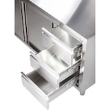 thumbnail of Arbeitsschrank mit Schiebetüren und Schubladenblock B 160cm x T 70cm